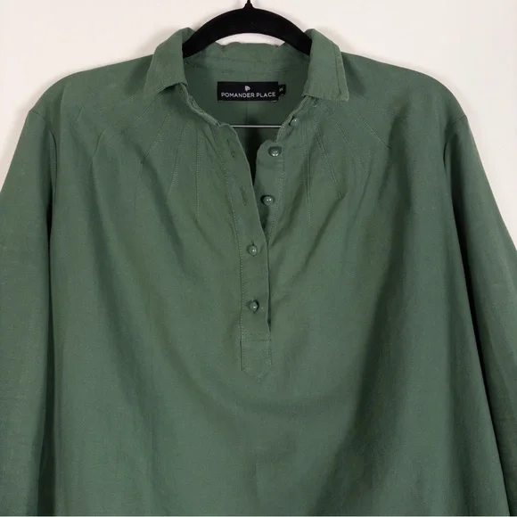 Tuckernuck Pomander Place Green Polly Mini Dress